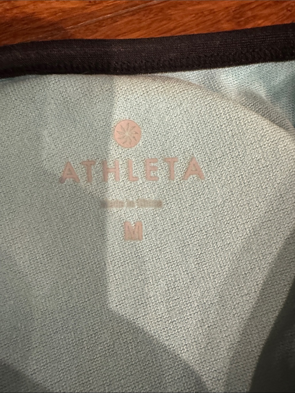 Athleta Black Bikini Top with Teal, Purple & Yellow Paisley - Picture 2 of 4